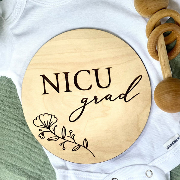 NICU Grad Sign