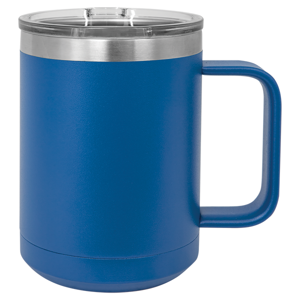 Blank 15 oz. Coffee Mug w/slider Lid