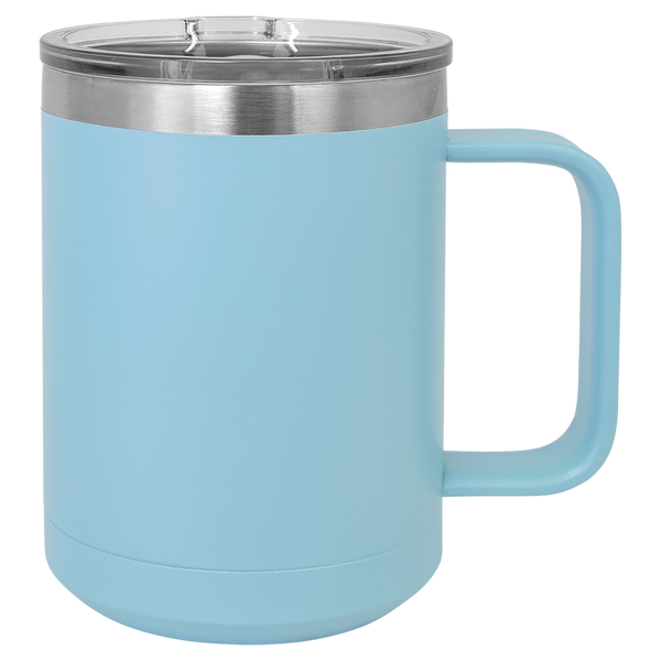 Monogram 15 oz. Coffee Mug w/slider Lid