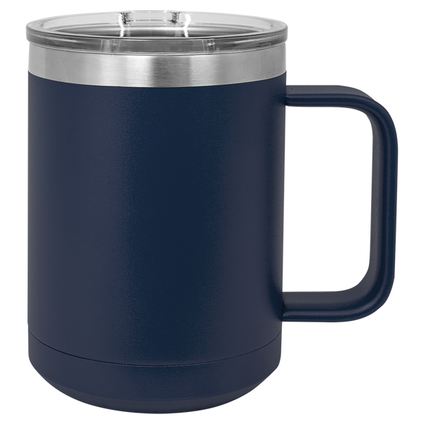 Custom 15 oz. Coffee Mug w/slider Lid