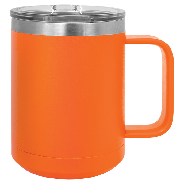 Monogram 15 oz. Coffee Mug w/slider Lid