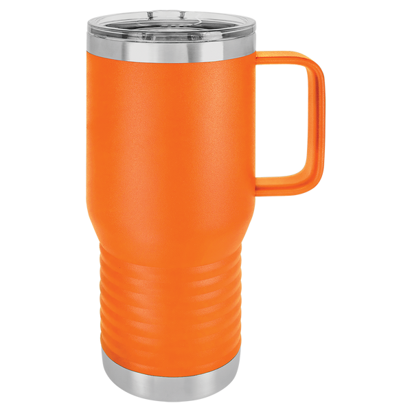 Custom 20 oz Travel Mug w/slider Lid