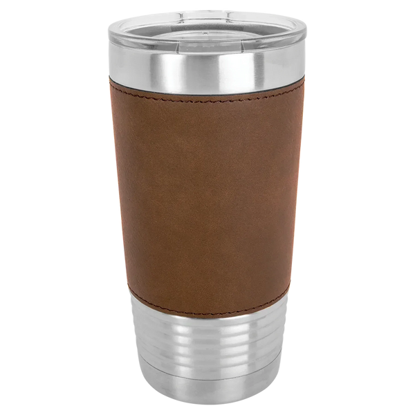 I Only Want To Drink Beer and Smoke Meat Leatherette Tumbler