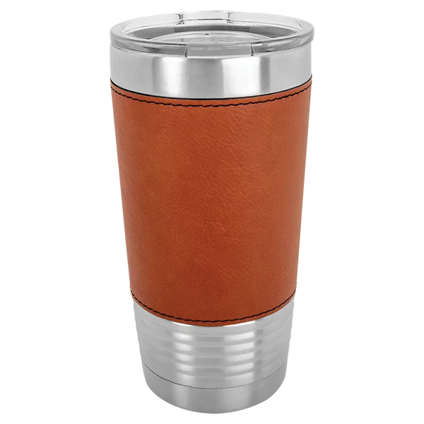 F Around and Find Out Leatherette Tumbler