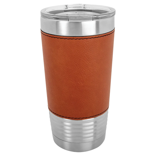 Keep Calm And Grill On Leatherette Tumbler