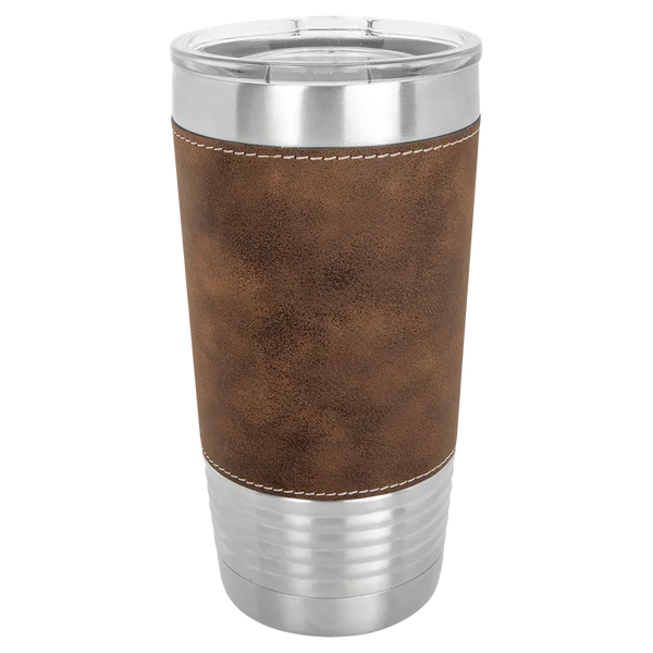 I Only Want To Drink Beer and Smoke Meat Leatherette Tumbler