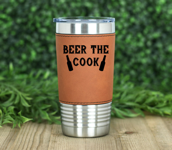 Beer THE Cook Leatherette Tumbler