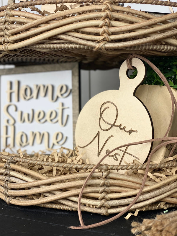 Home Tiered Tray Signs