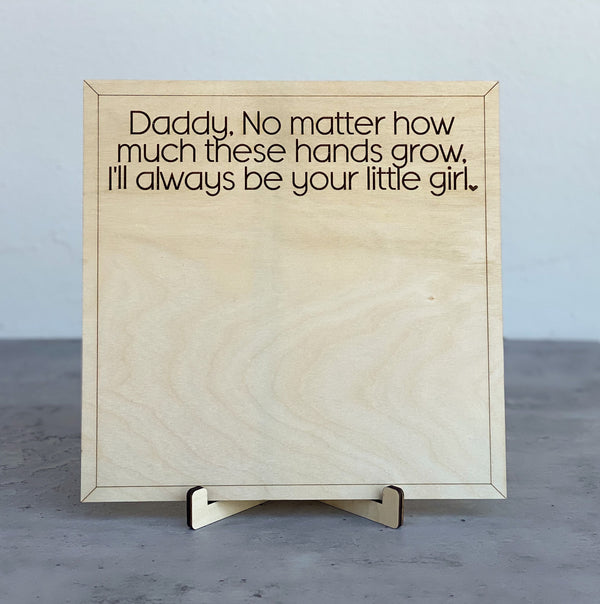 Fathers Day Handprint Sign