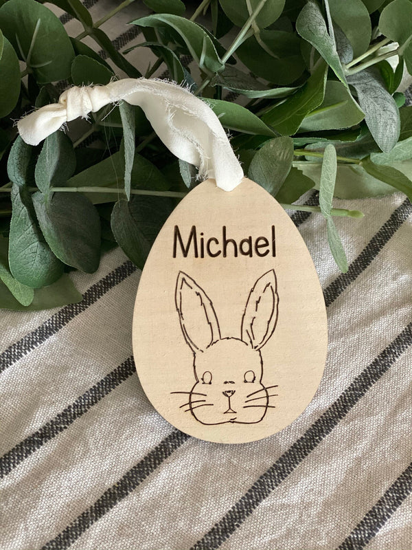 Easter Basket Tag with Name