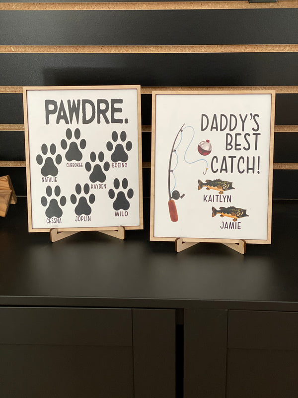 Personalized Sign for Dad